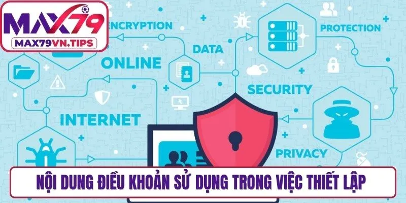 Nội dung điều khoản sử dụng trong việc thiết lập và quản lý tài khoản cá nhân