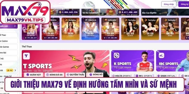 Giới thiệu Max79 về định hướng tầm nhìn và sứ mệnh phát triển nhà cái
